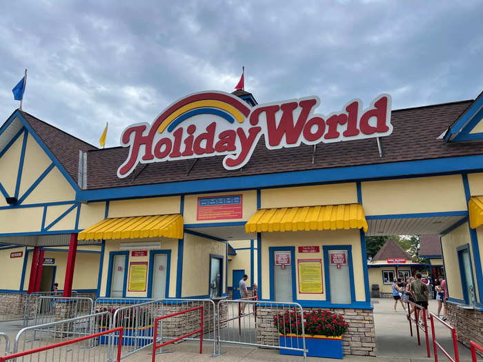 I visited Holiday World in Santa Claus, Indiana, this summer.