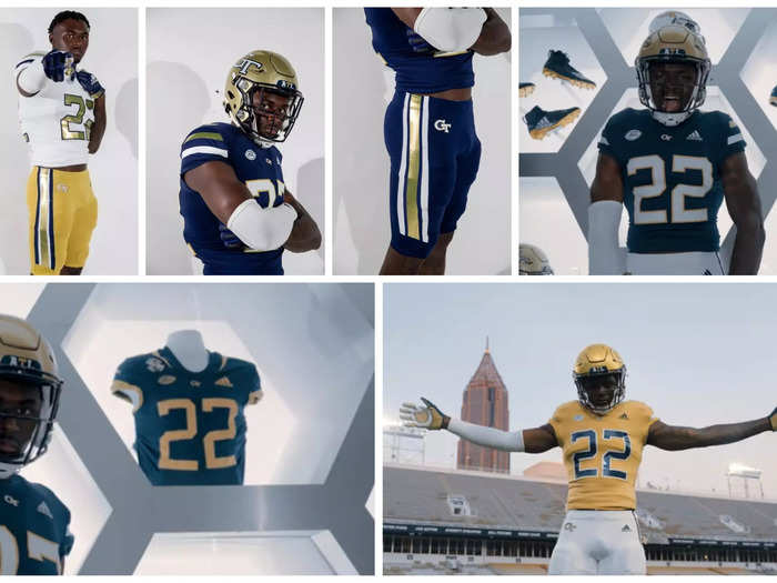 Georgia Tech has new uniforms that are supposed to pay homage to the school