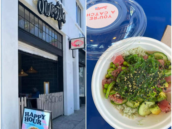 Poke is one of my favorite meals, and the Southern California chain Sweetfin quickly became a fan favorite for me and my best friend.