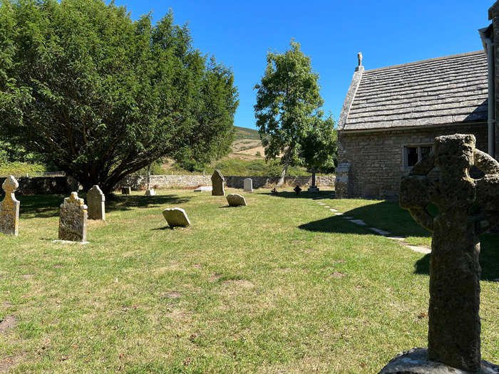 I also read that the last resident to leave in the evacuation pinned a note to the church door asking the military to treat the village "with care" while they were gone.