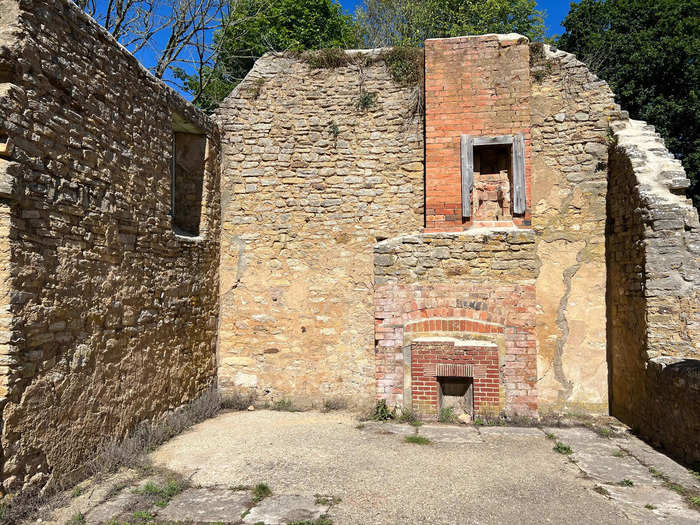 The first house I entered once served as the village post office and was last inhabited by the Driscoll family.