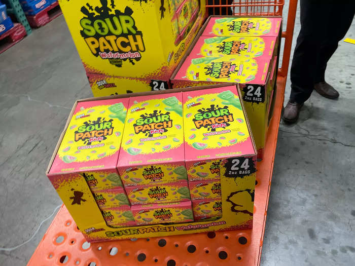 Either that or this shopper just really wanted 96 boxes of Sour Patch Kids.