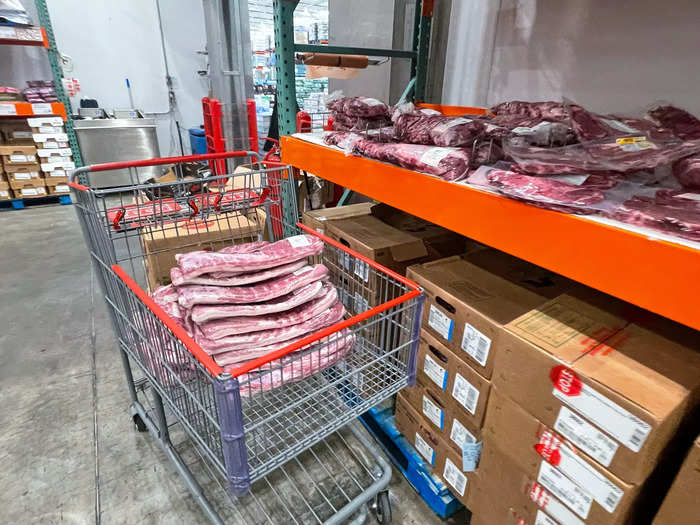 And judging by their shopping carts, it looked like many of them were looking to restock a professional kitchen, snack counter, or vending machine.