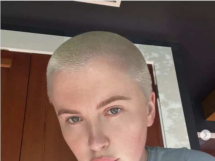 Ireland Baldwin is the latest celeb to join the buzz cut club this year after she dyed and shaved her head.