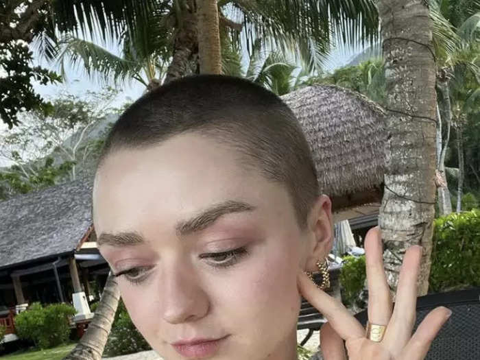 "Game of Thrones" actress Maisie Williams also sported a summer cut this year.