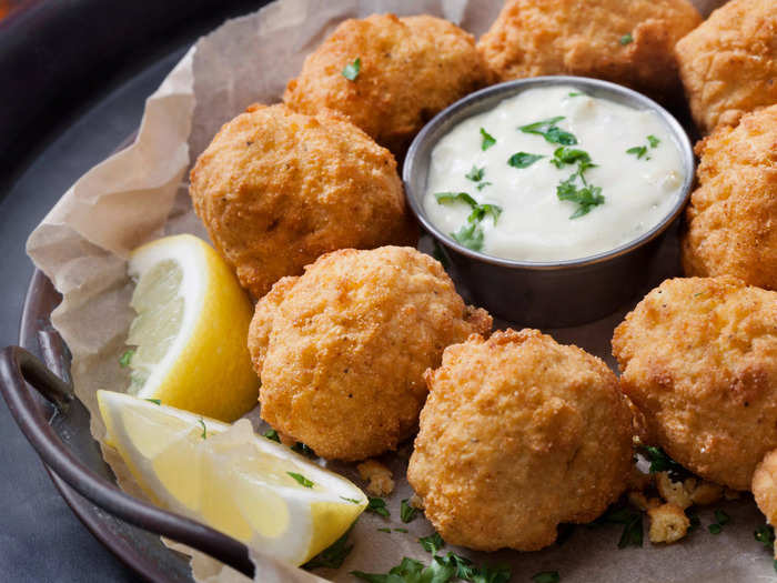 Hush puppies are a standard Southern side, but I don