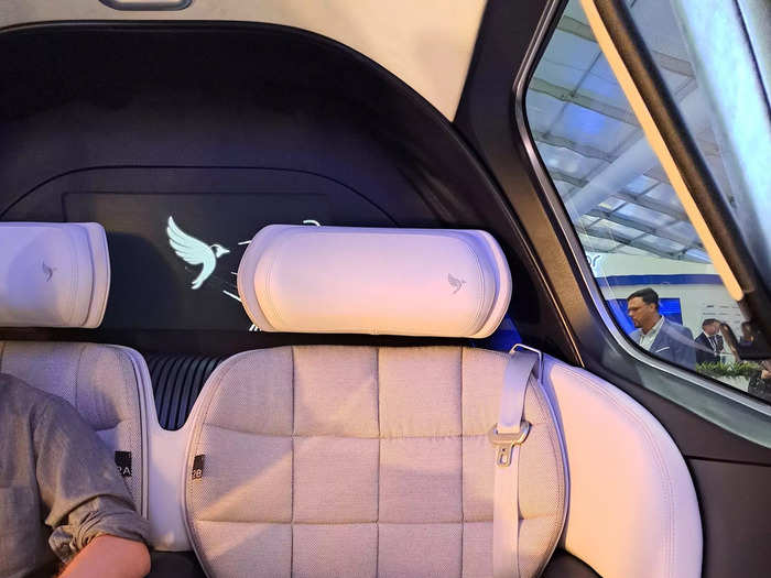 "Big windows" will be one of the features the company hopes to have on a final, certified production model, Puerta said. "A lot of customers tell us that the best inflight entertainment system is going to be the window. Because seeing the cities and seeing the world from above is always very entertaining," Puerta said.