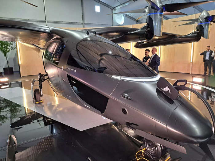 The company unveiled its first, full-scale mockup of the VX4 at the Farnborough International Airshow in July.