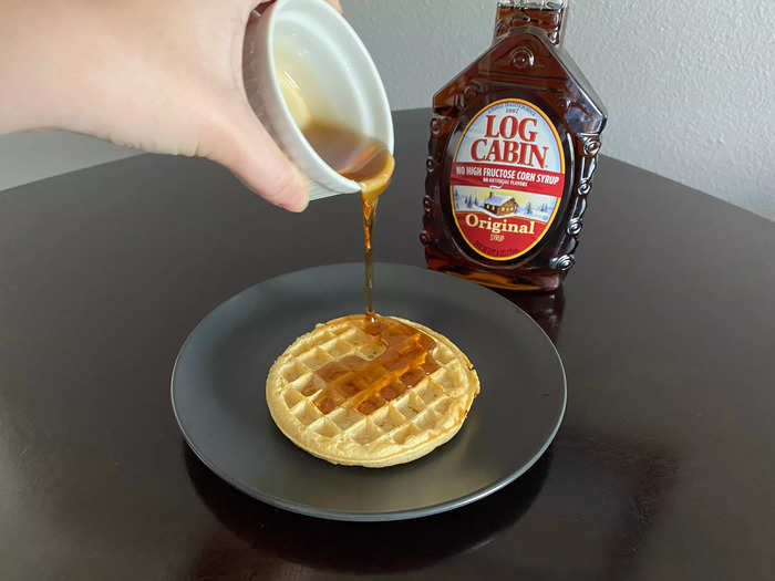 Unlike the other pancake syrups, Log Cabin