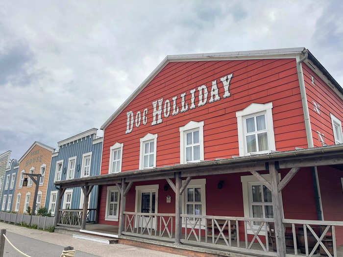 You can stay at a Wild West-themed resort.