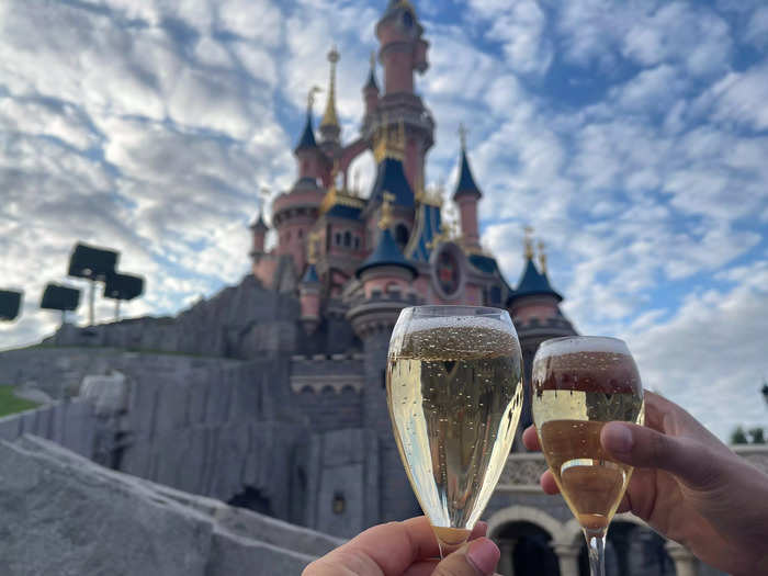 You can toast bubbly on Main Street USA.