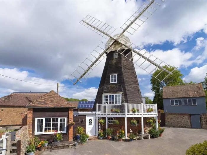 If you always wanted to live in a unique property, how about a 19th-century windmill in the village of Charing in Ashford, UK? It