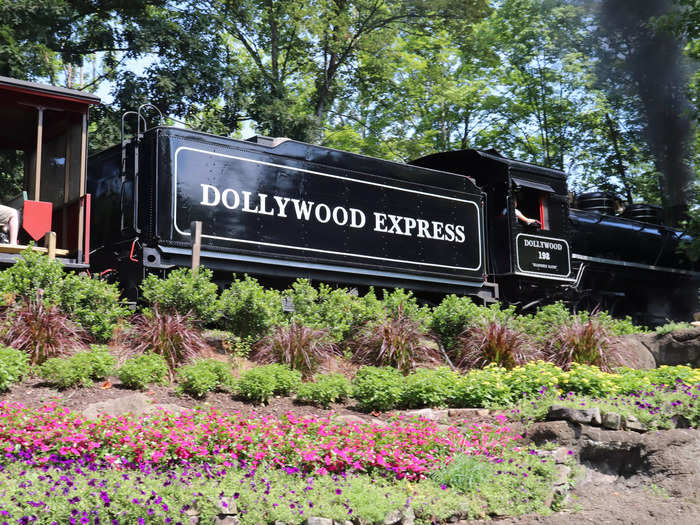 The Dollywood Express steam trains are unique relics of World War II.