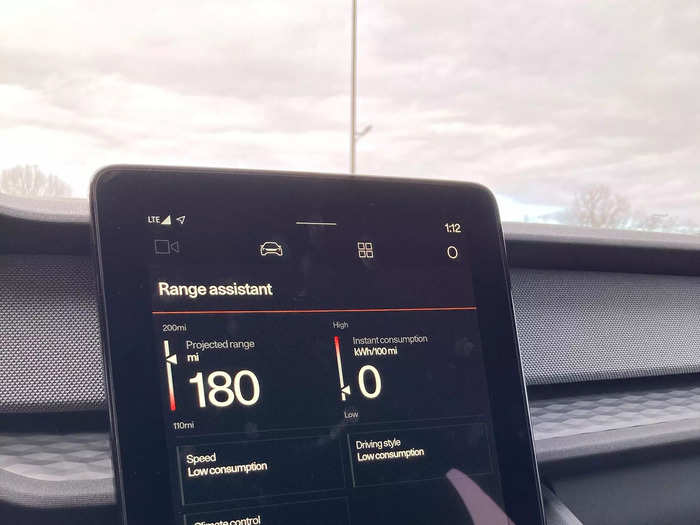Another handy touch: The Range Assistant feature shows how factors like driving style, climate control usage, and speed impact estimated driving range.