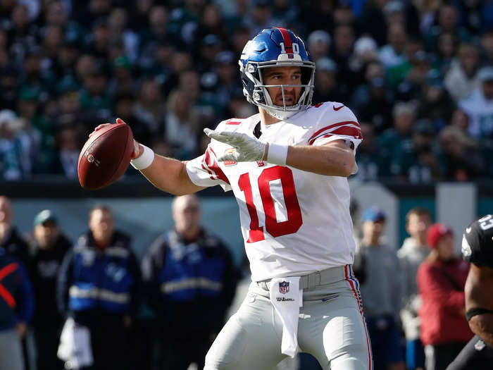 6. Eli Manning, QB — $252.3 million