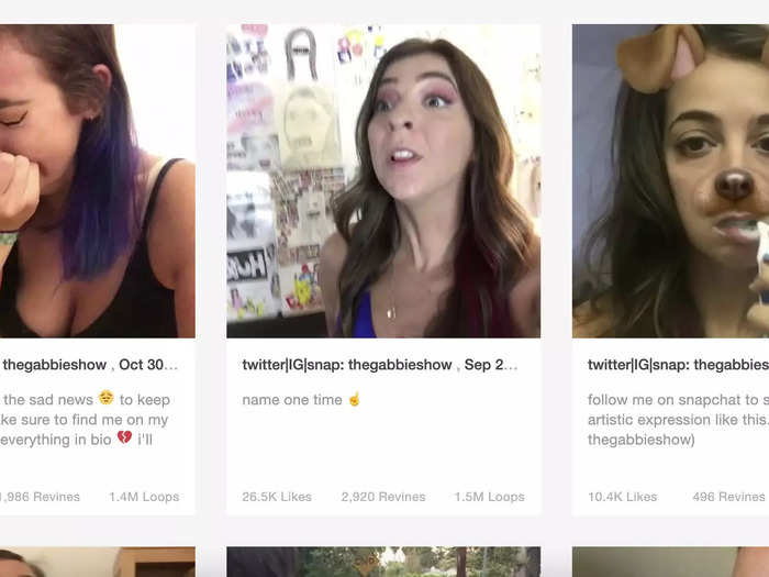 Hanna rose to fame on Vine, where she quickly amassed 5 million followers before it shut down.