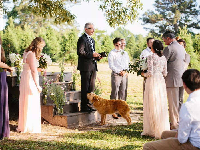 The ceremony space