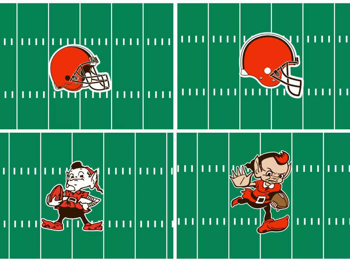 Not a uni or helmet, but the Browns will be adding a logo to their field and they let fans vote. The choices included their alternate logo, Brownie the Elf.