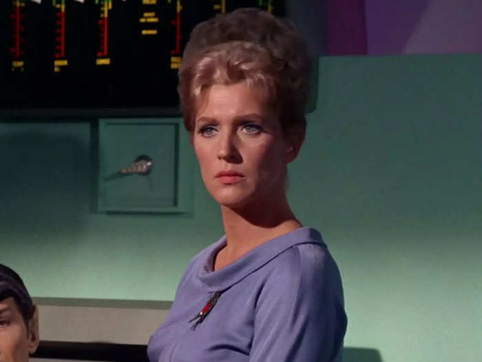 Christine Chapel, played by Majel Barrett, worked under Dr. McCoy as a nurse.