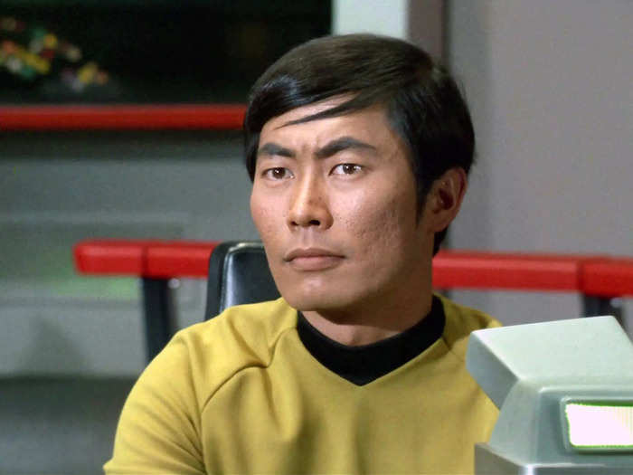 Hikaru Sulu, as played by George Takei, appeared through the original series as the ship