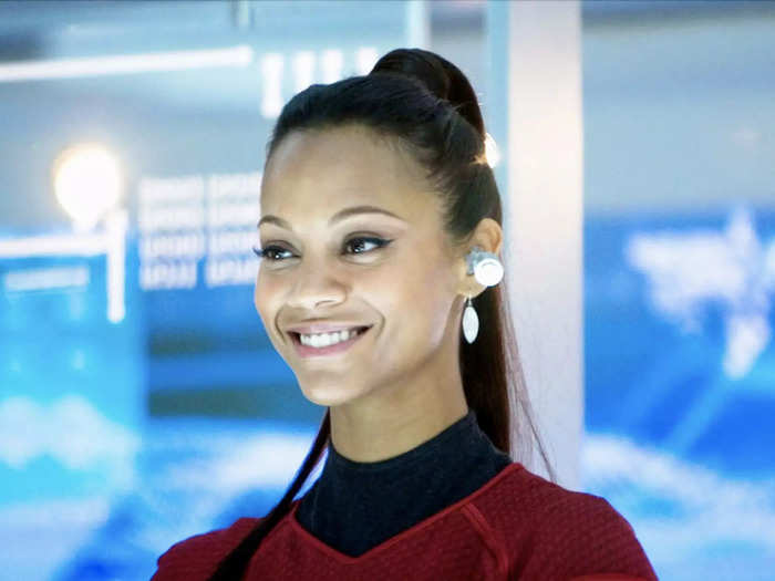 In the 2009 reboot, Zoe Saldaña played Uhura.