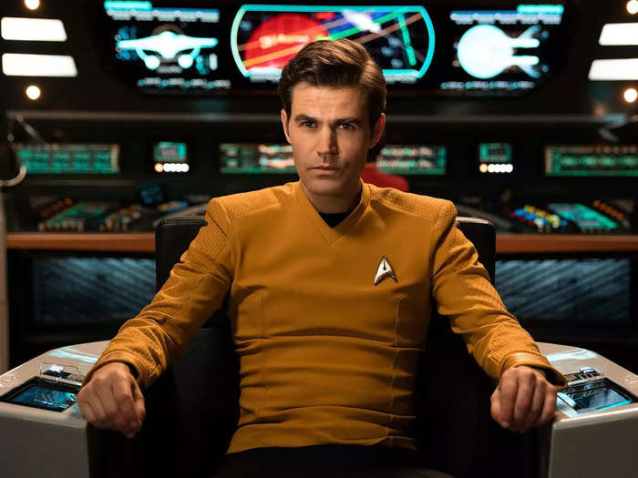 In the latest "Trek" series, "Strange New Worlds," the Kirk torch was passed to "Vampire Diaries" vet Paul Wesley.