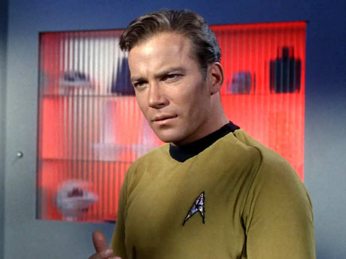 Captain James T. Kirk was originally played by William Shatner.