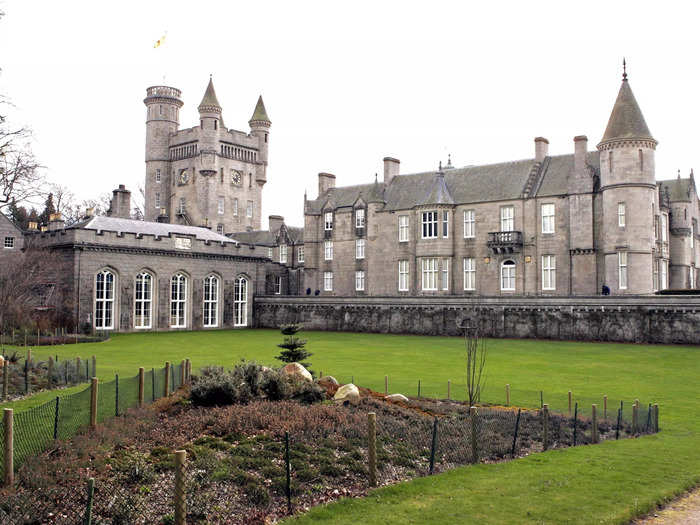 Balmoral Castle is the royal family