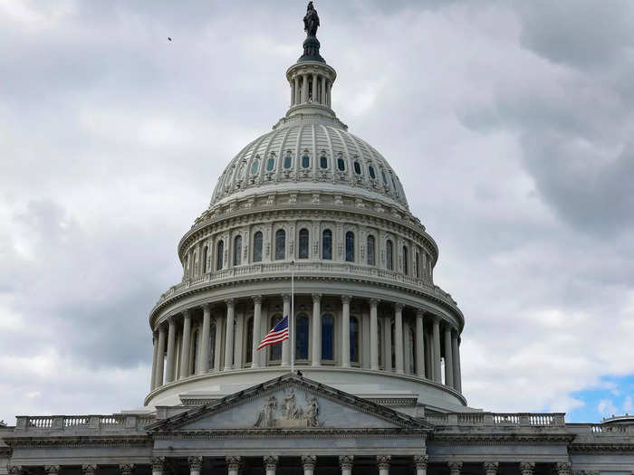 The US Capitol flag was lowered to half-staff following the announcement of her death.