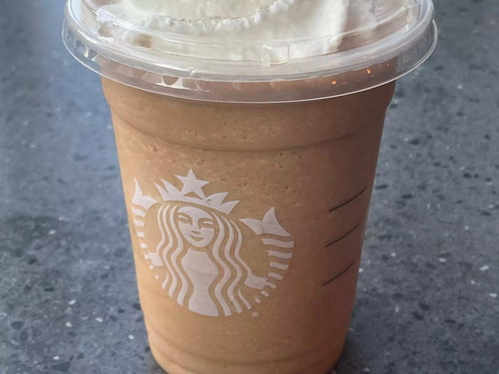 Frappuccinos are a lot of work to make.