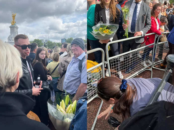 There were some interesting moments. These included seeing some people drinking beer and others trying to find space among the crowd by hopping barriers.