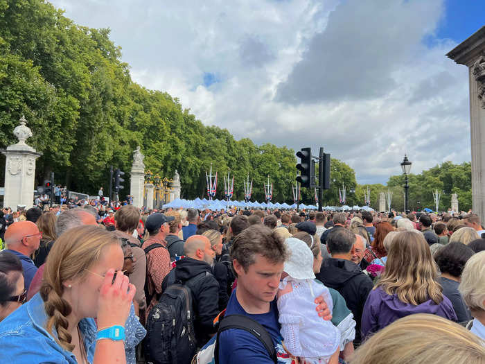 Later on, I noticed how many people with children had brought them to the palace. One mother I overheard said she did it because "you