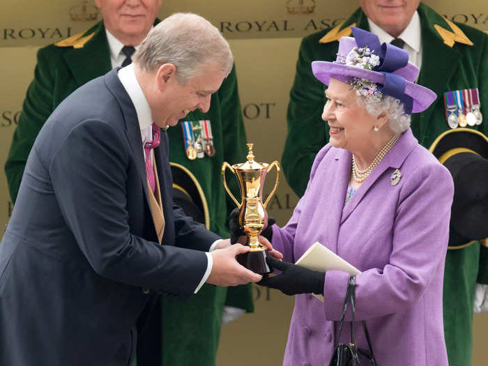 The Queen was a competitive racehorse owner.