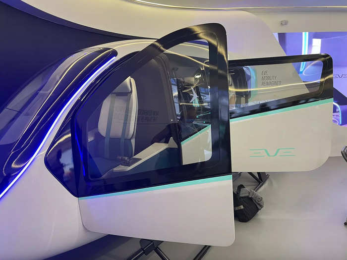 Eve is being designed to travel distances of up to 60 miles and fly up to 150 miles per hour, according to the company. The flying taxi will cover 99% of intra-metro travel, EAM