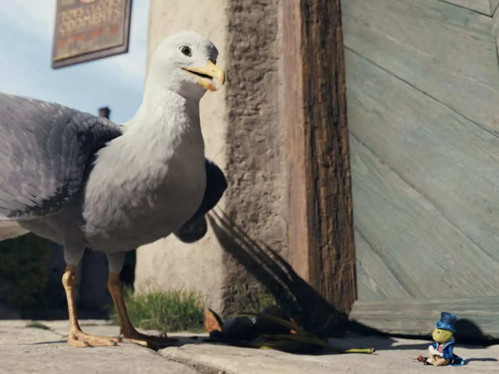 A Seagull named Sofia is a new character in the remake.