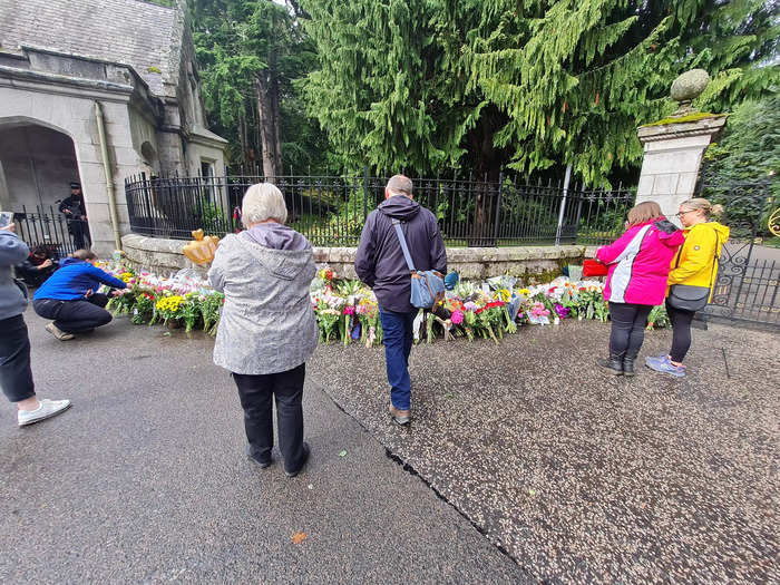 I spoke to several people who traveled from different parts of the country to pay their respects. "She