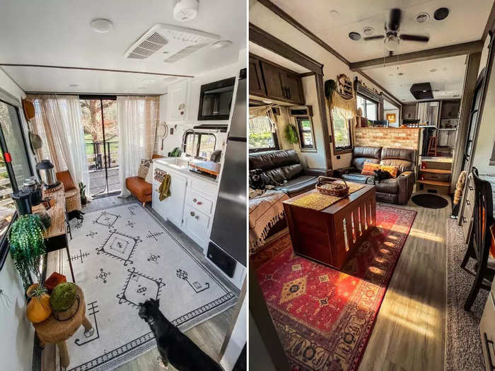 The couple made the mistake of downsizing to 100 square feet after living in a 350-square-foot RV.