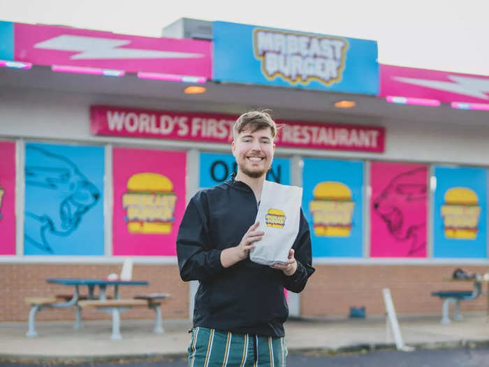 Along with a strong social media presence, in 2020, Donaldson began venturing into the food industry with a predictably named virtual restaurant brand: MrBeast Burger.