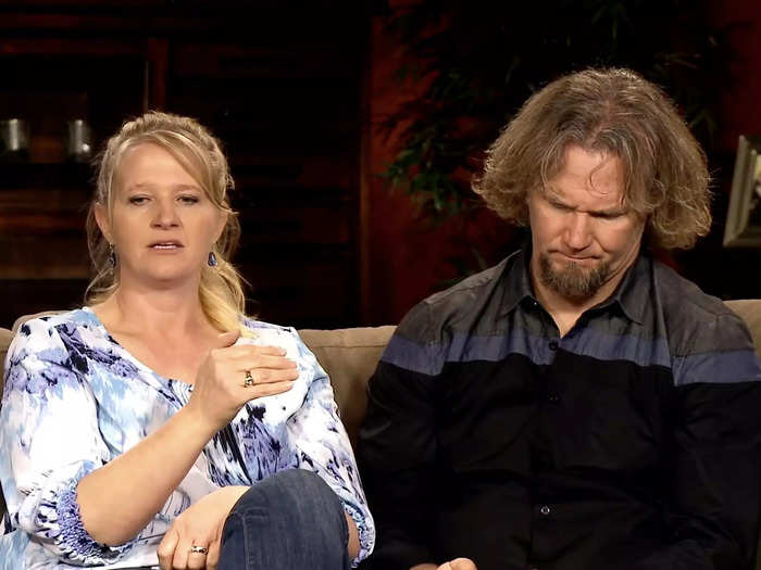 Late 2016: Christine and Kody talked about her wedding dress on an episode of "Sister Wives."