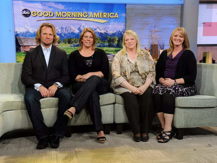 Fall 2010: The Brown family went public with their polygamous lifestyle on "Good Morning America" around the time of the first season premiere.