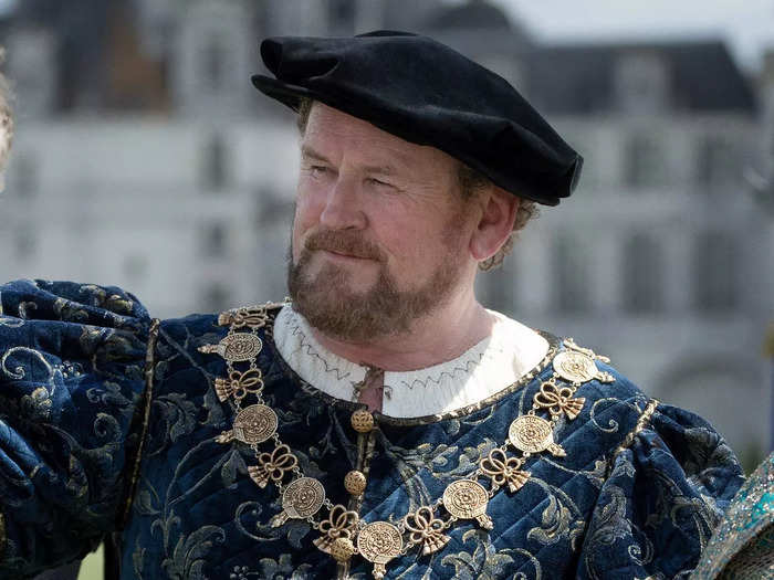 Colm Meaney wears regal clothing as Catherine