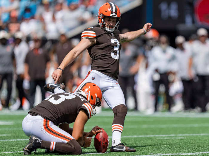 WINNER: Browns kicker Cade York