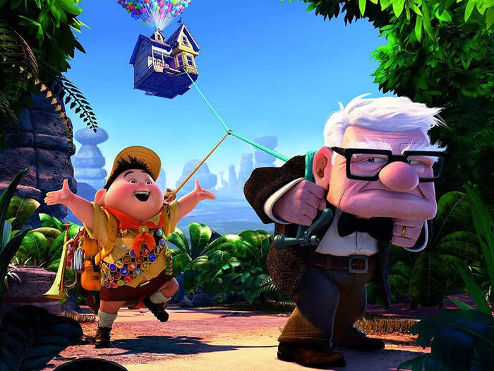 "Up" (2009) is a colorful adventure film.