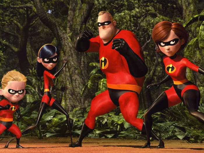 "The Incredibles" (2004) is a Pixar film about superheroes.