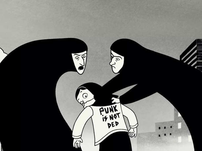 "Persepolis" (2007) is an animated autobiographical tale.