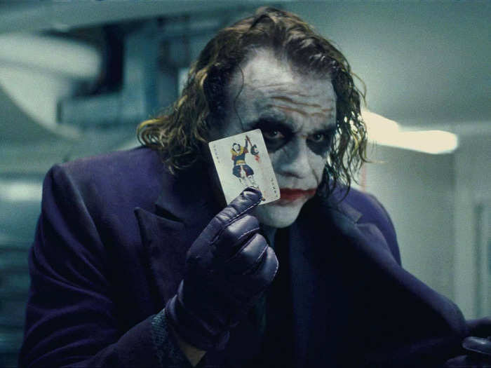 "The Dark Knight" (2008) stars Batman and the Joker.