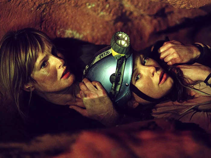 "The Descent" (2005) is a horror film with an all-female cast.