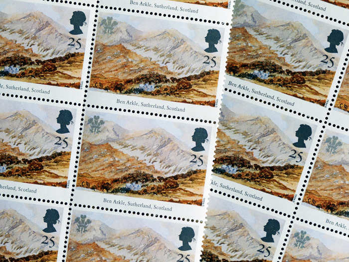 His works have been featured on stamps in the UK.