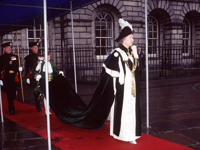 The Queen continued to visit St Giles