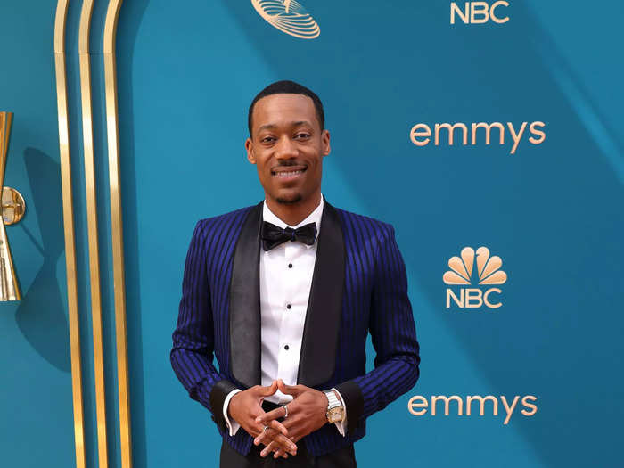 Tyler James Williams rocked flared pants.